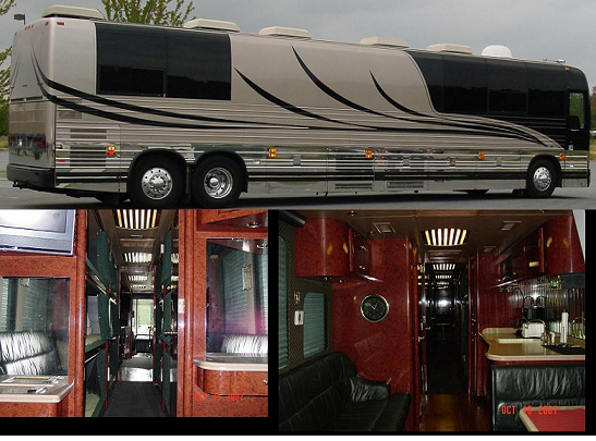 Sleeper Entertainment Coach rental Atlanta